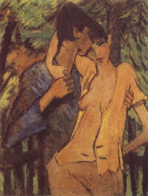 Otto Mueller Lovers Spain oil painting art